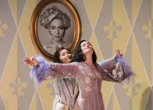 Photo: Tara Erraught and Kate Royal in “Der Rosenkavalier” at the Glyndebourne opera festival in England. by BILL COOPER